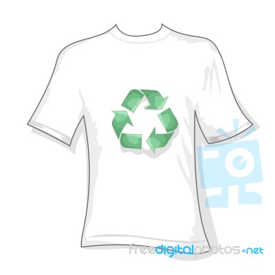 Recycle T Shirt Stock Image