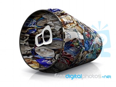 Recycling Can Stock Image