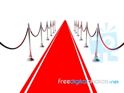 Red Carpet Stock Image