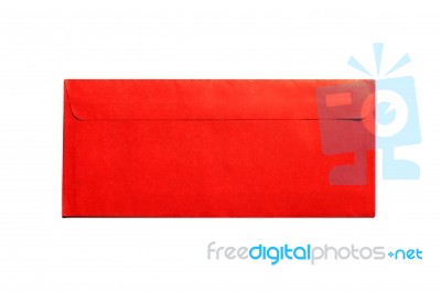 Red Envelope Stock Photo