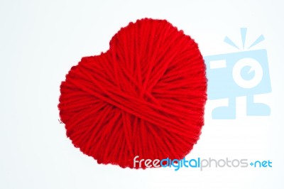 Red Heart Stock Photo