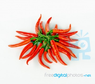Red Hot Chili Stock Photo