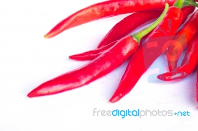 Red Hot Chili Stock Photo