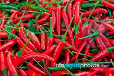 Red Hot Chilli Pepper Stock Photo