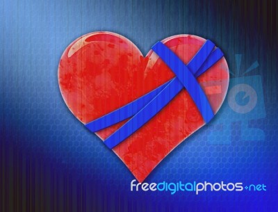Red Love Symbol Stock Image