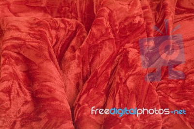 Red Velvet Background Stock Photo