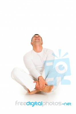 Relaxing Younger Man  Stock Photo