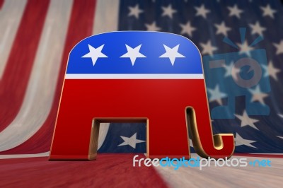 Republican Party Symbol Stock Image