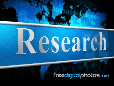 Research Online Indicates World Wide Web And Analyse Stock Image