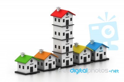 Residential Flat Stock Image