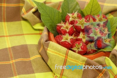 Ripe Raspberries Stock Photo
