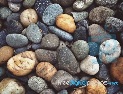 Rock And Pebble Stock Photo