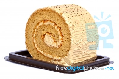 Roll Cake Stock Photo
