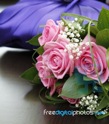 Roses For Valentine Stock Photo