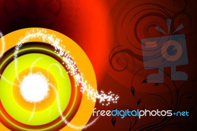 round and swirl Background Stock Image