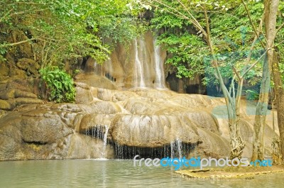 Sai Yok Noi Waterfall Stock Photo