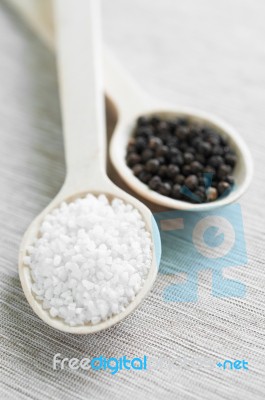 Salt And Pepper Stock Photo