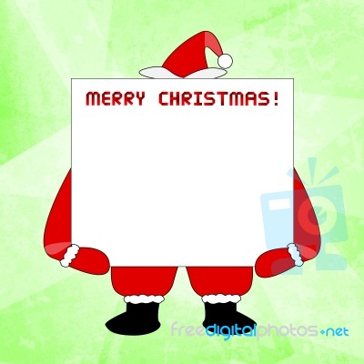 Santa Claus Card3 Stock Image