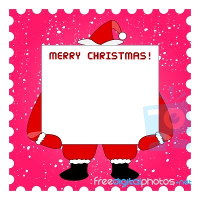 Santa Claus Card5 Stock Image