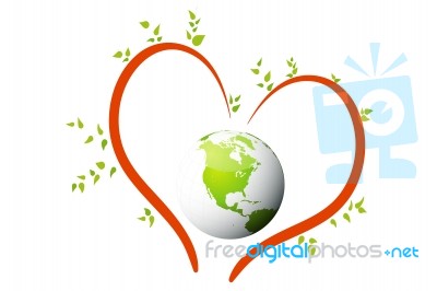 Save Earth Stock Image
