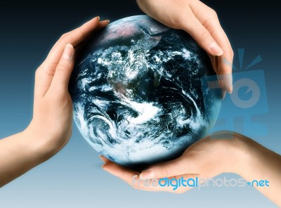 Save The Earth Stock Photo