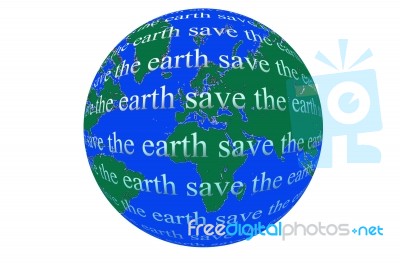 Save The Earth  Stock Image