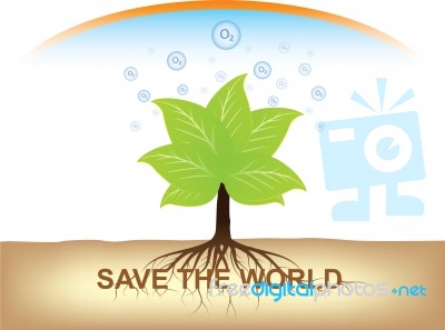 Save The World Stock Image