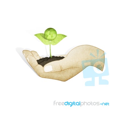 Save Tree Save World Sign Stock Image