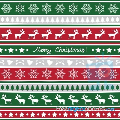 Seamless Christmas Background9 Stock Image