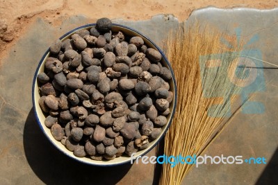 Seed Shea Butter Stock Photo