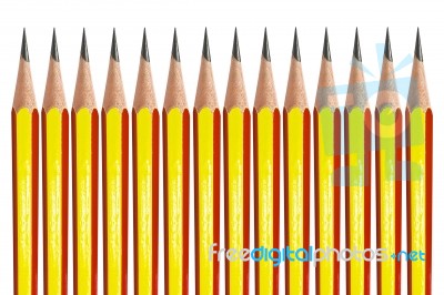 Sharp Pencils Stock Photo