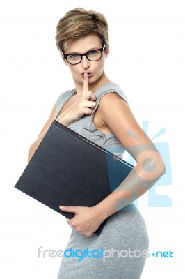 Shhh.. Keep It A Secret Stock Photo Shhh.. Keep It A Secret Stock Photo