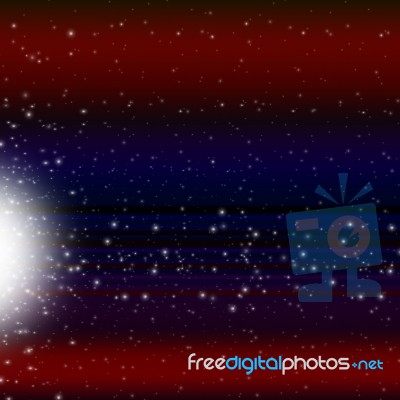 Shooting Star Background Shows Celestial Body And Meteorite
 Stock Image