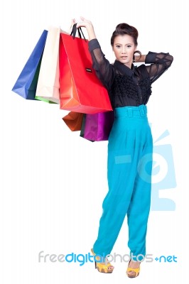 Shopping Woman Stock Photo