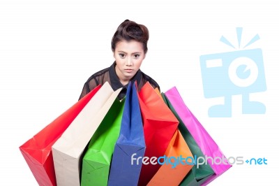 Shopping Woman Stock Photo