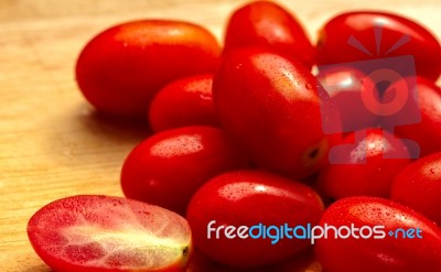 Small Tomatos Stock Photo