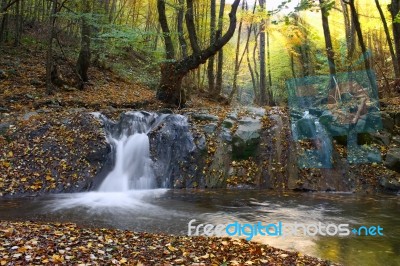 Small Waterfall Stock Photo