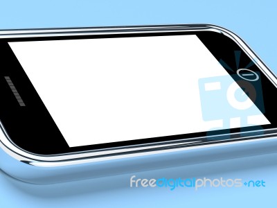 Smart Phone With Blank Screen Stock Image
