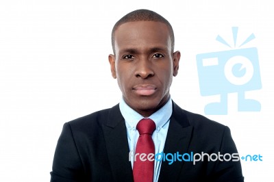 Smart Young Male Business Executive Stock Photo
