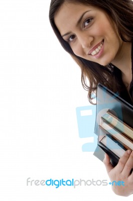 smiling college student with
