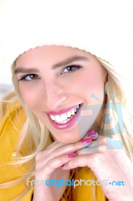 Smiling Young Lady Stock Photo