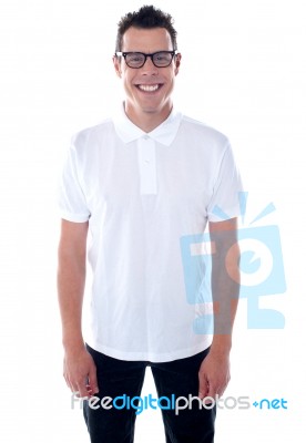 Smiling Young Male Stock Photo