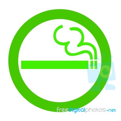 Smoking Area Stock Image