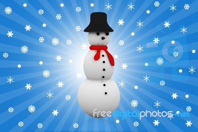Snowman Stock Image