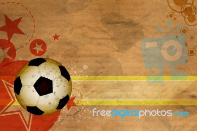 Soccer Background Stock Image