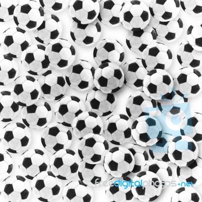 Soccer Ball Background Stock Image