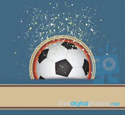 Soccer Celebrate Background Stock Image