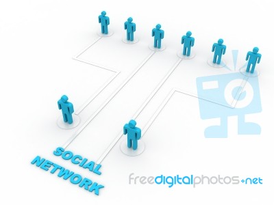 Social Network Stock Image