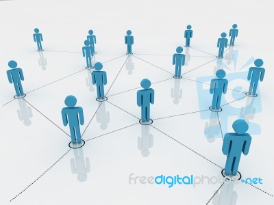 Social Network  Stock Image