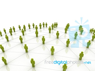 Social Network Concept Stock Image